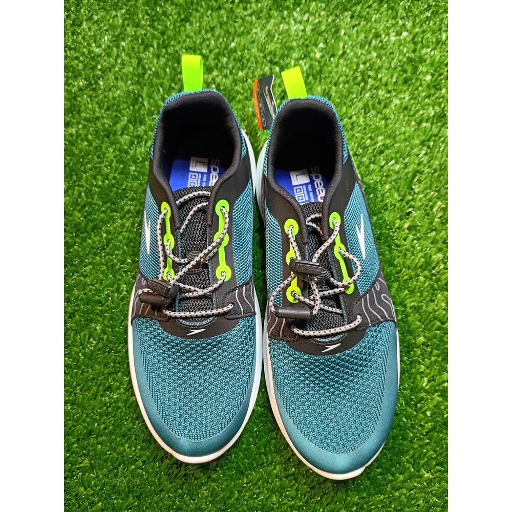 Speedo Aqua Trek Water Shoes Teal Black NWT Size L